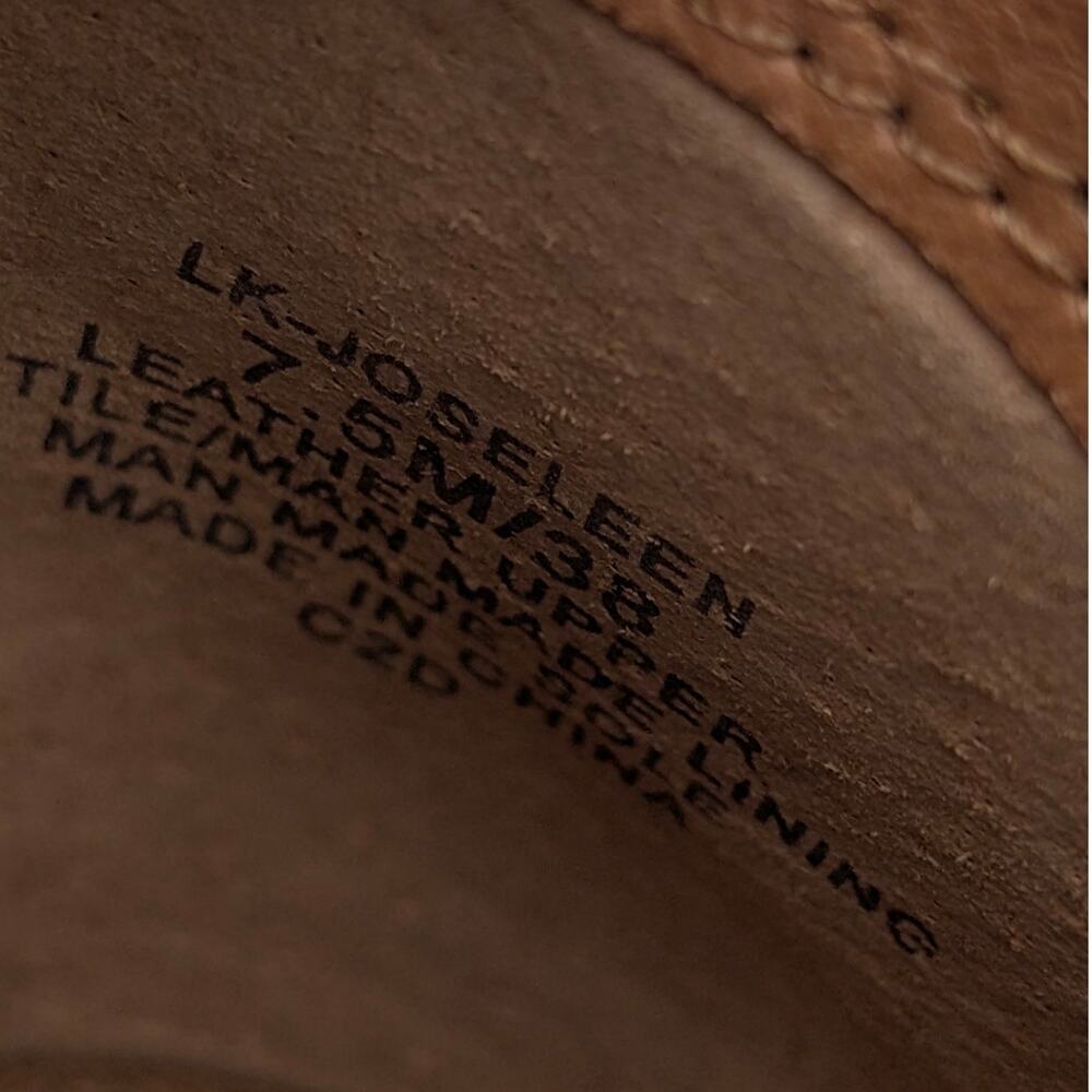 Lucky Brand Joseleen Peep Toe Heel Sandal Women's Tuscany Norway Size US7.5M - Picture 10 of 12